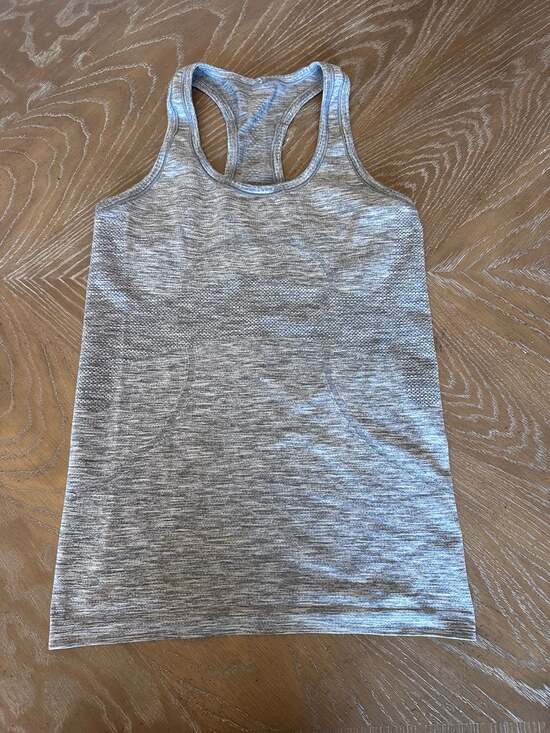 Lululemon Tops - Lululemon Swiftly Tech Racerback Tank Top in Heathered Slate Grey